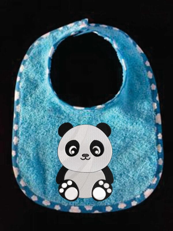 panda embroidery design from widoembroidery.com
