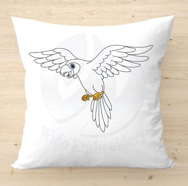 parrot run EMBROIDERY design from widoembroidery.com