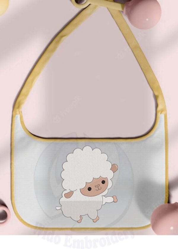 sheep embroidery design from widoembroidery.com