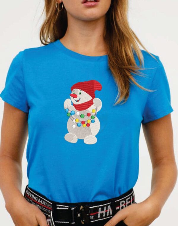 Snowman Embroidery Design - Image 7
