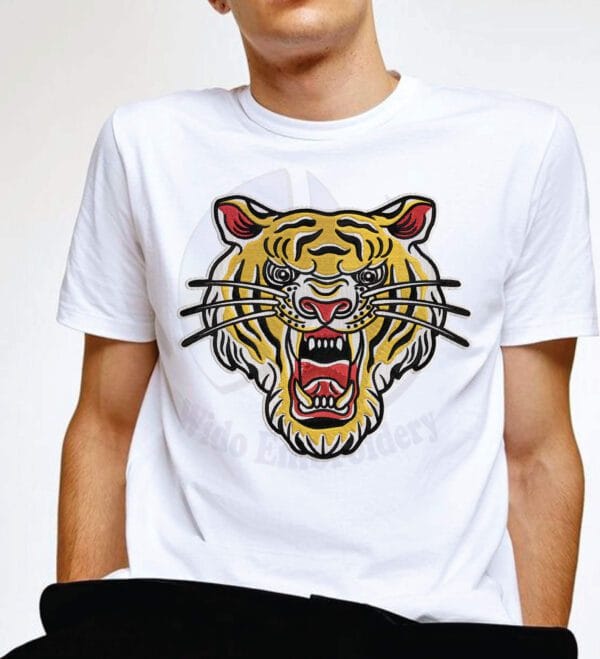tiger embroidery design from widoembroidery.com