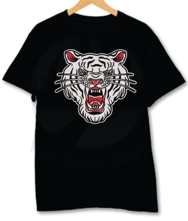 white tiger embroidery design from widoembroidery.com