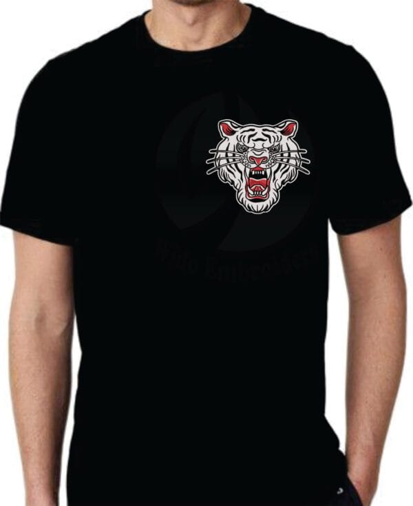 white tiger embroidery design from widoembroidery.com