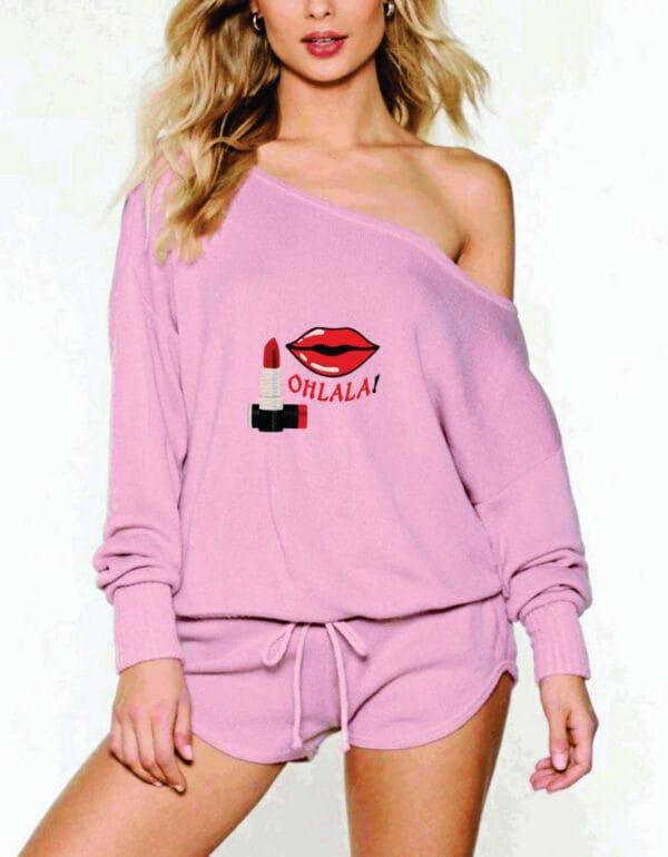 Ohlala Lipstick lips From WidoEmbroidery.com