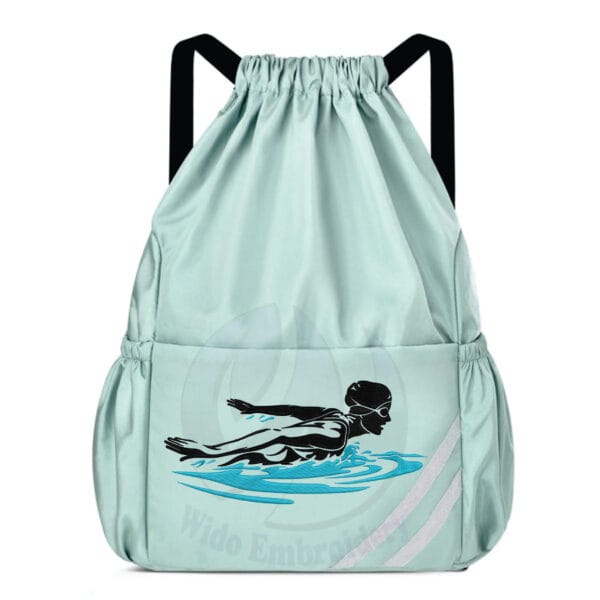 Swimming embroidery design from widoembroidery.com