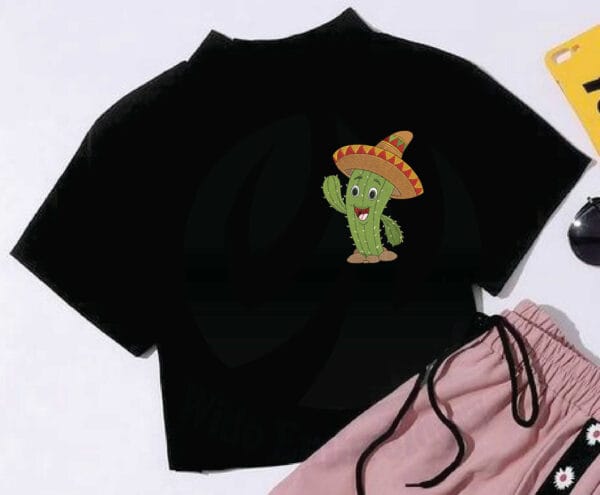 cactus machine embroidery design from widoembroidery.com