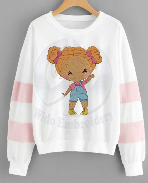 Girl Embroidery Design - Image 6