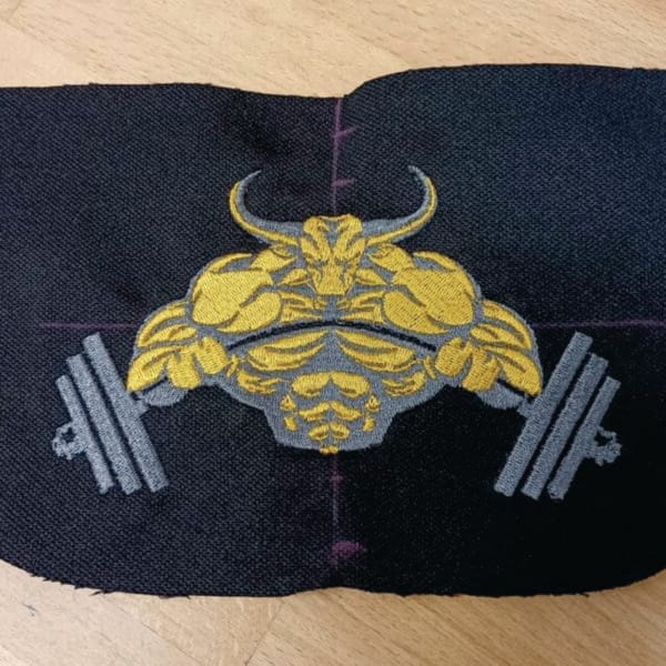 embroidery designs machine embroidery barbell embroidery bodybuilding gym fitness embroidery dumbbell embroidery gym embroidery sport embroidery weight lifting pes death lift workout embroidery Train Hard Exercise Embroidery