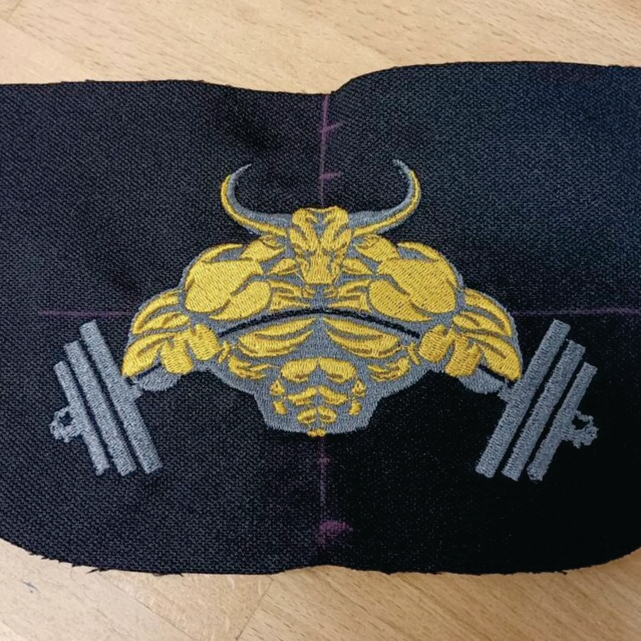 embroidery designs machine embroidery barbell embroidery bodybuilding gym fitness embroidery dumbbell embroidery gym embroidery sport embroidery weight lifting pes death lift workout embroidery Train Hard Exercise Embroidery
