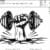 gym dumbbell embroidery design from widoembroidery.com