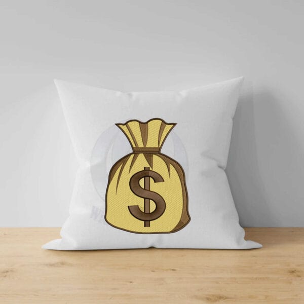 money bag embroidery design from widoembroidery.com