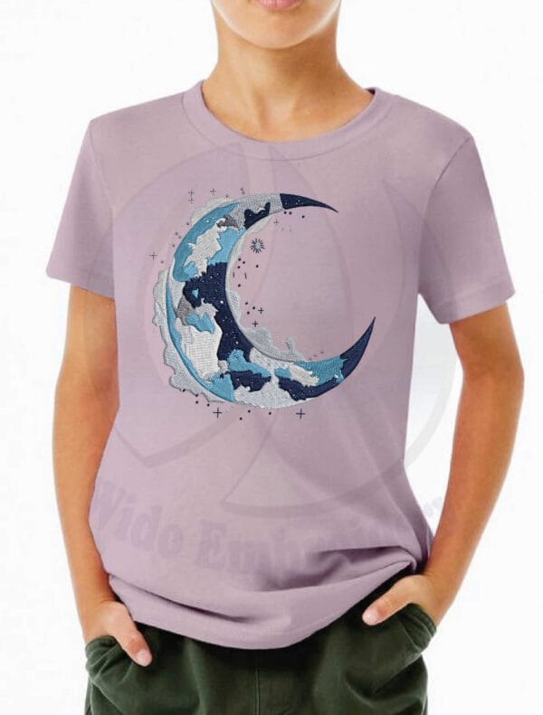moon embroidery design from widoembroidery.com