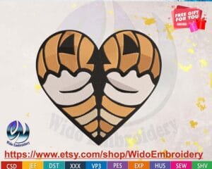 Ass Embroidery Design