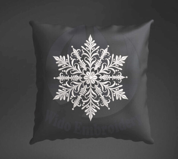 Snowflake Embroidery Design - Image 8