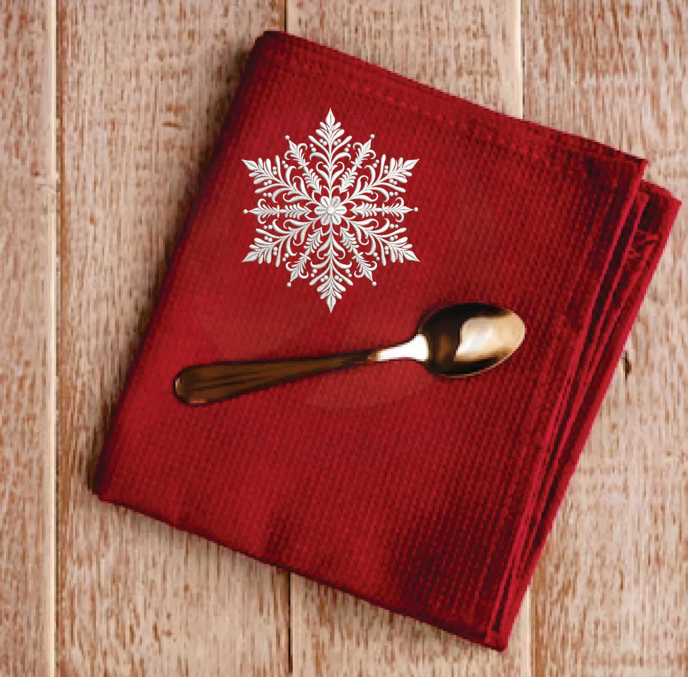 snowflake machine embroidery design from widoembroidery.com