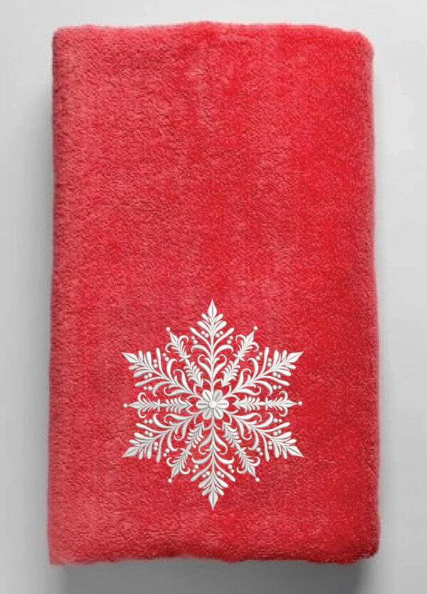 snowflake machine embroidery design from widoembroidery.com