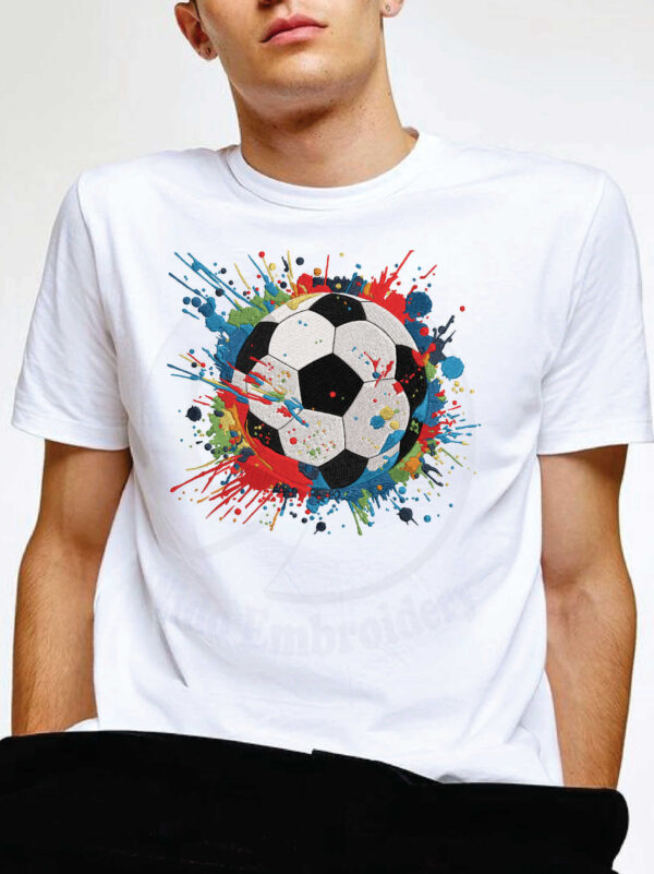 Soccer ball Embroidery Design - Image 9