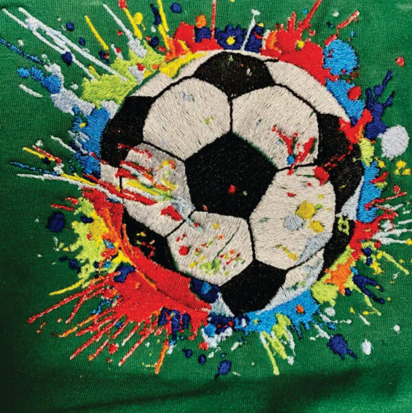 soccer ball embroidery design from widoembroidery