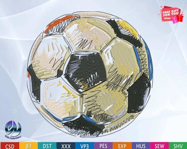 soccer ball from widoembroidery.com