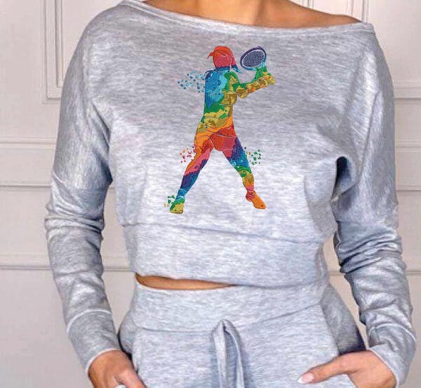 tennis embroidery design from widoembroidery.com