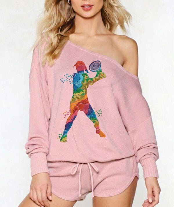 tennis embroidery design from widoembroidery.com