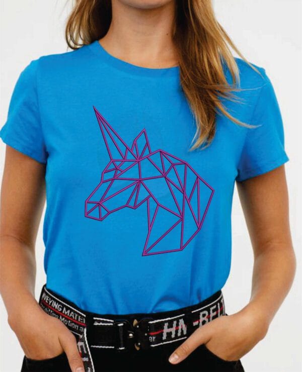 unicorn embroidery design from widoembroidery.com