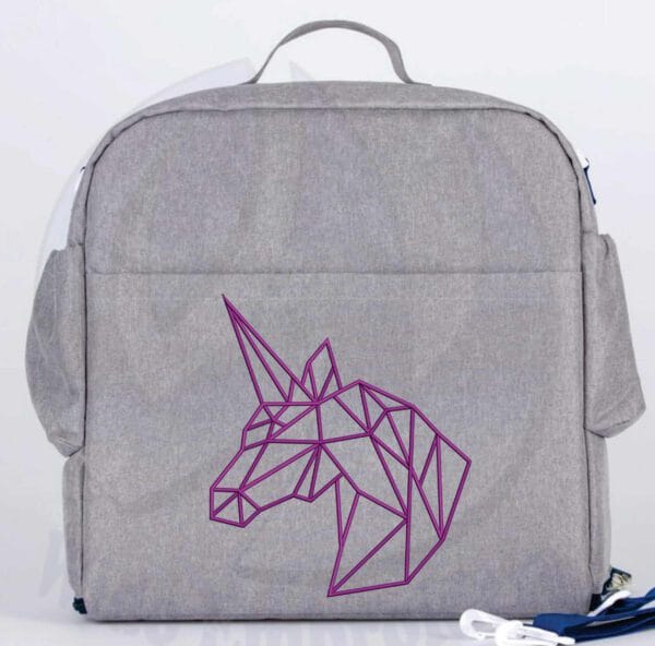 unicorn embroidery design from widoembroidery.com