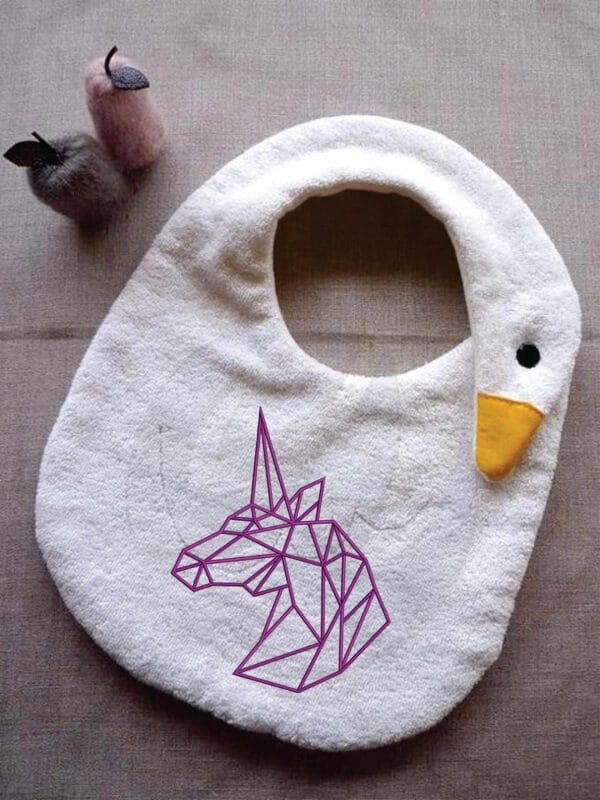 unicorn embroidery design from widoembroidery.com