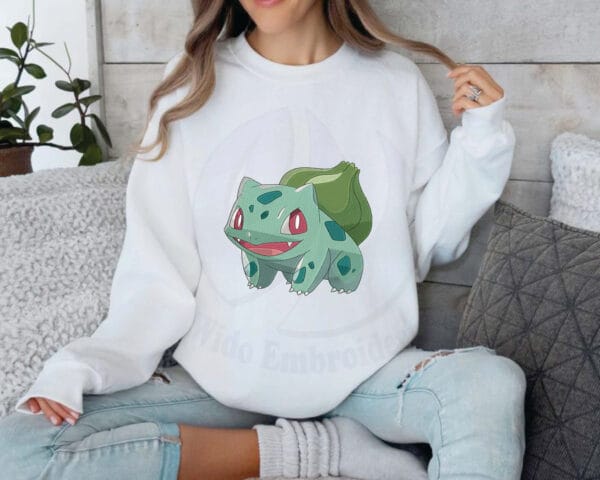 bulbasaur embroidery design from widoembroidery.com