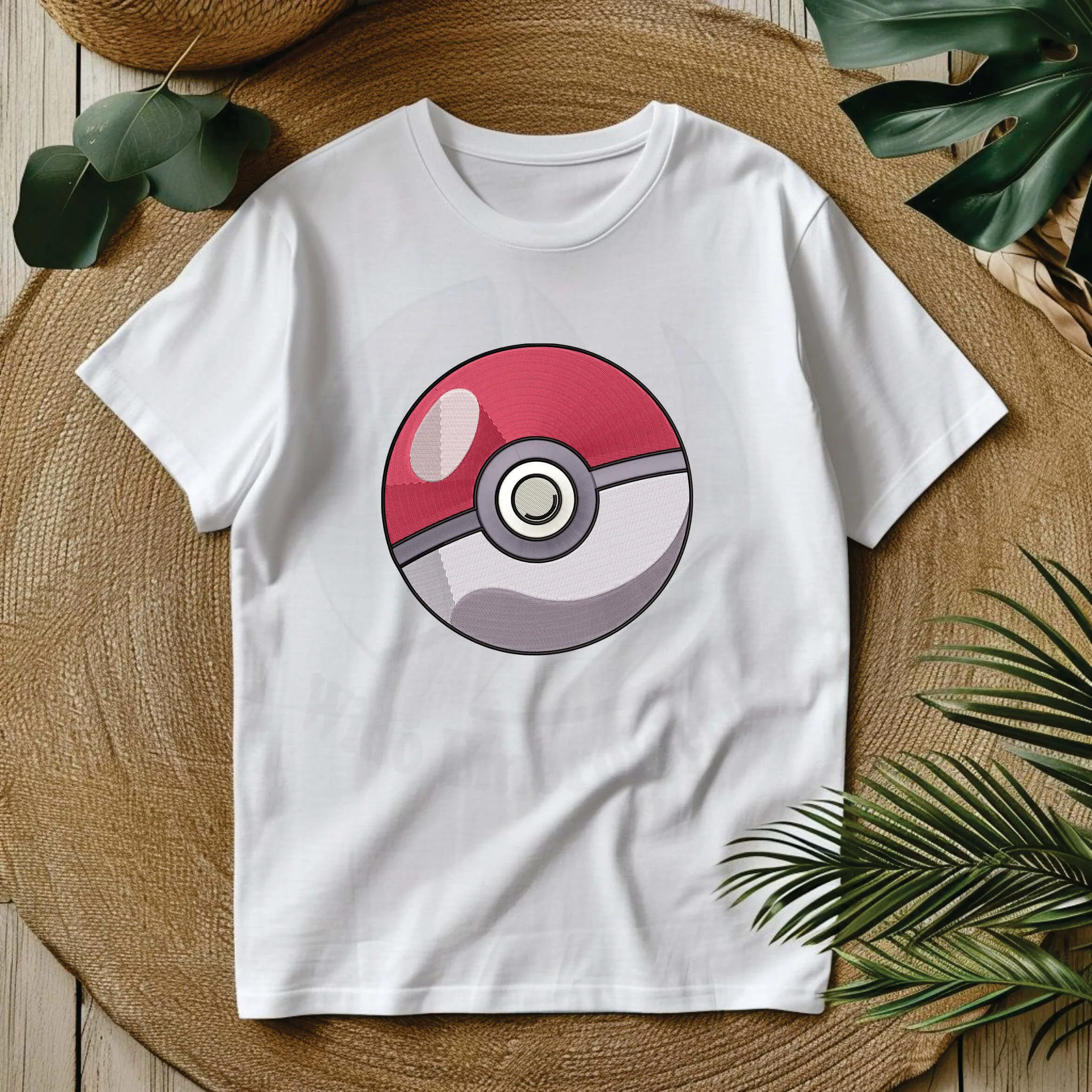 pokeball embroidery design from widoembroidery.com