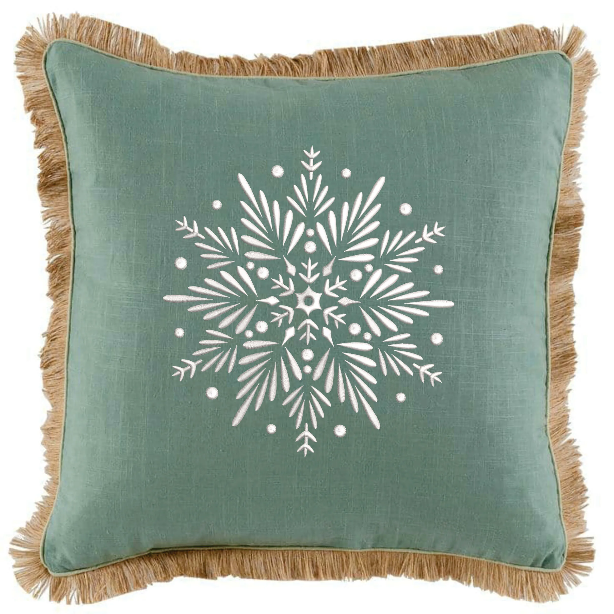 snowflake embroidery design from widoembroidery.com